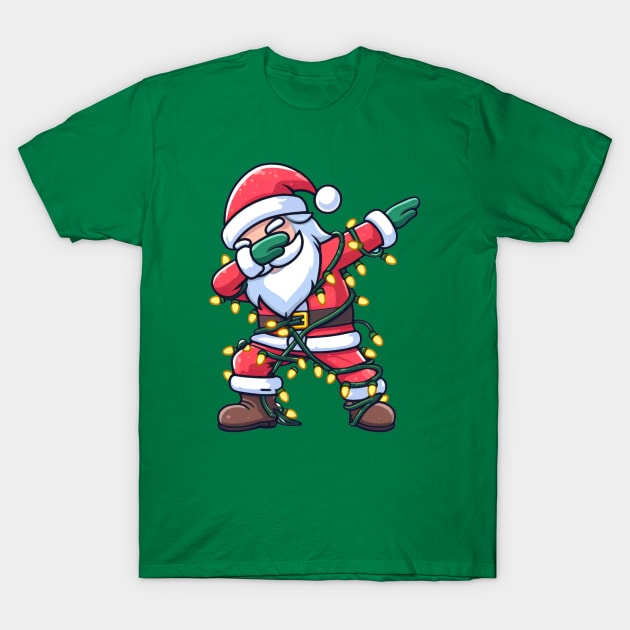 Dabbing Santa T-Shirt by Etopix